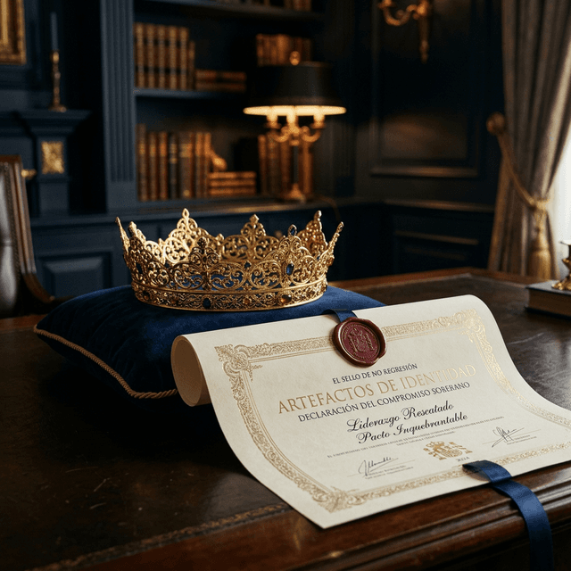 El Diploma y la Corona de Monarca